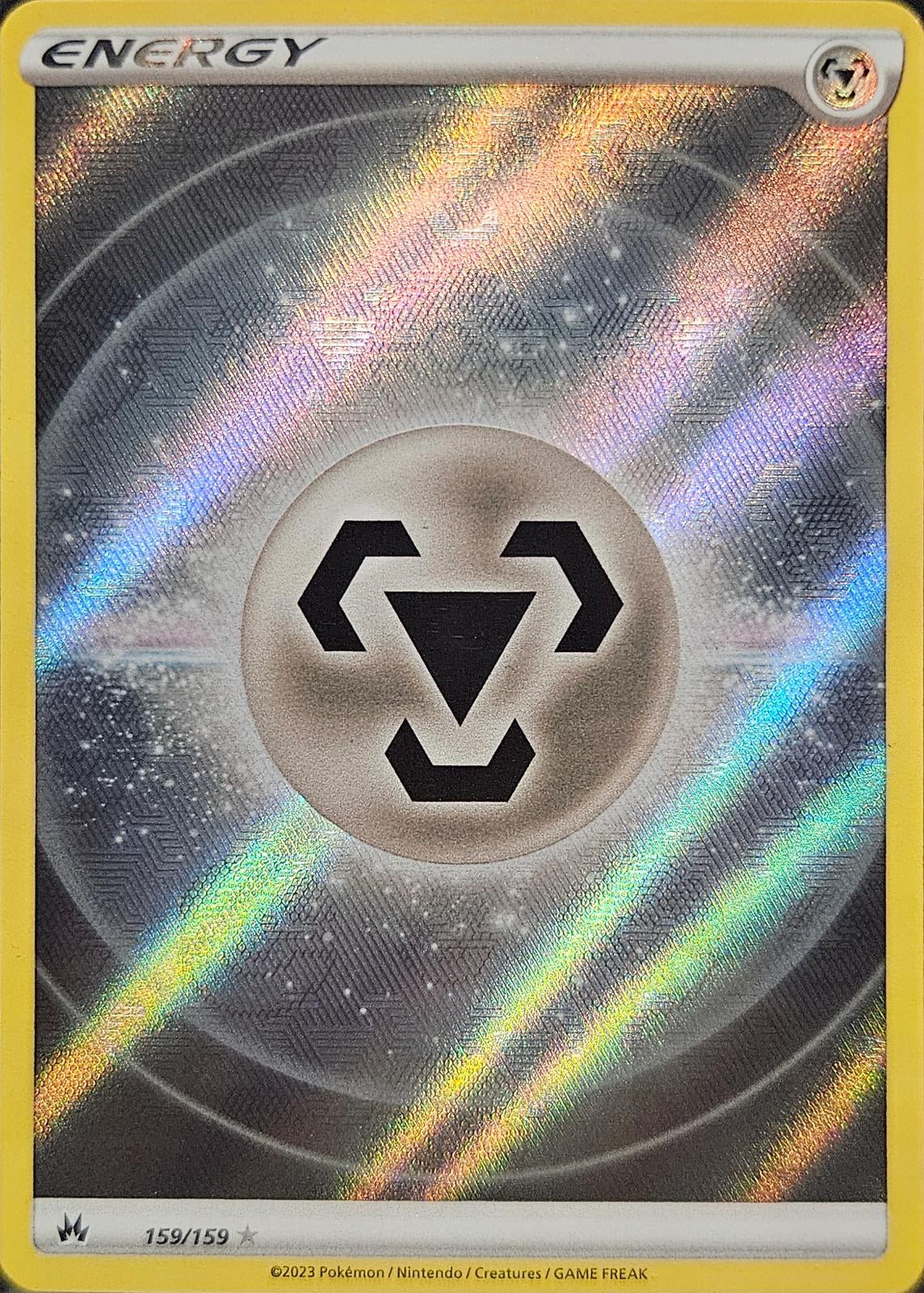 Crown Zenith Texture Holo Metal Energy #159/159